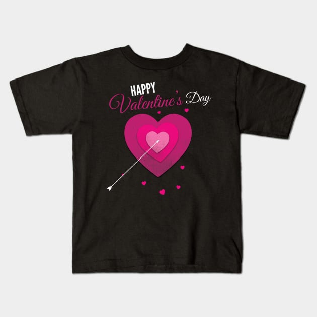 valentine 9 Kids T-Shirt by dangkhoa